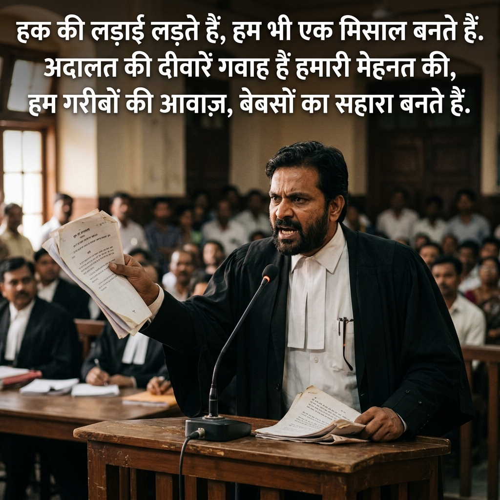 Advocate Shayari