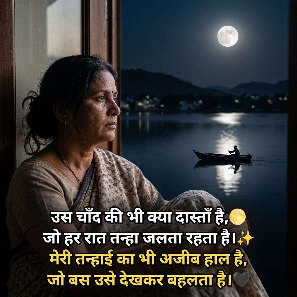 Moon Shayari 