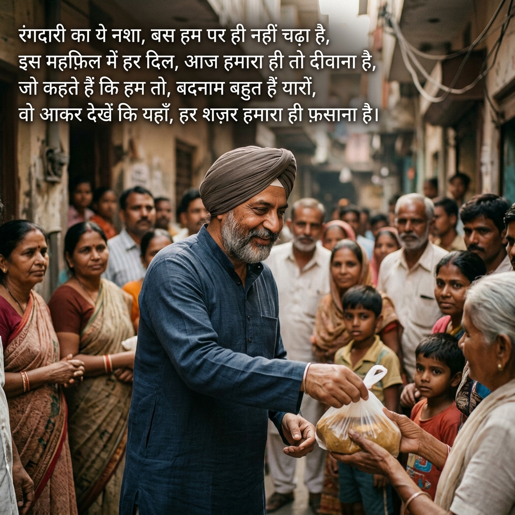 Rangdari Shayari