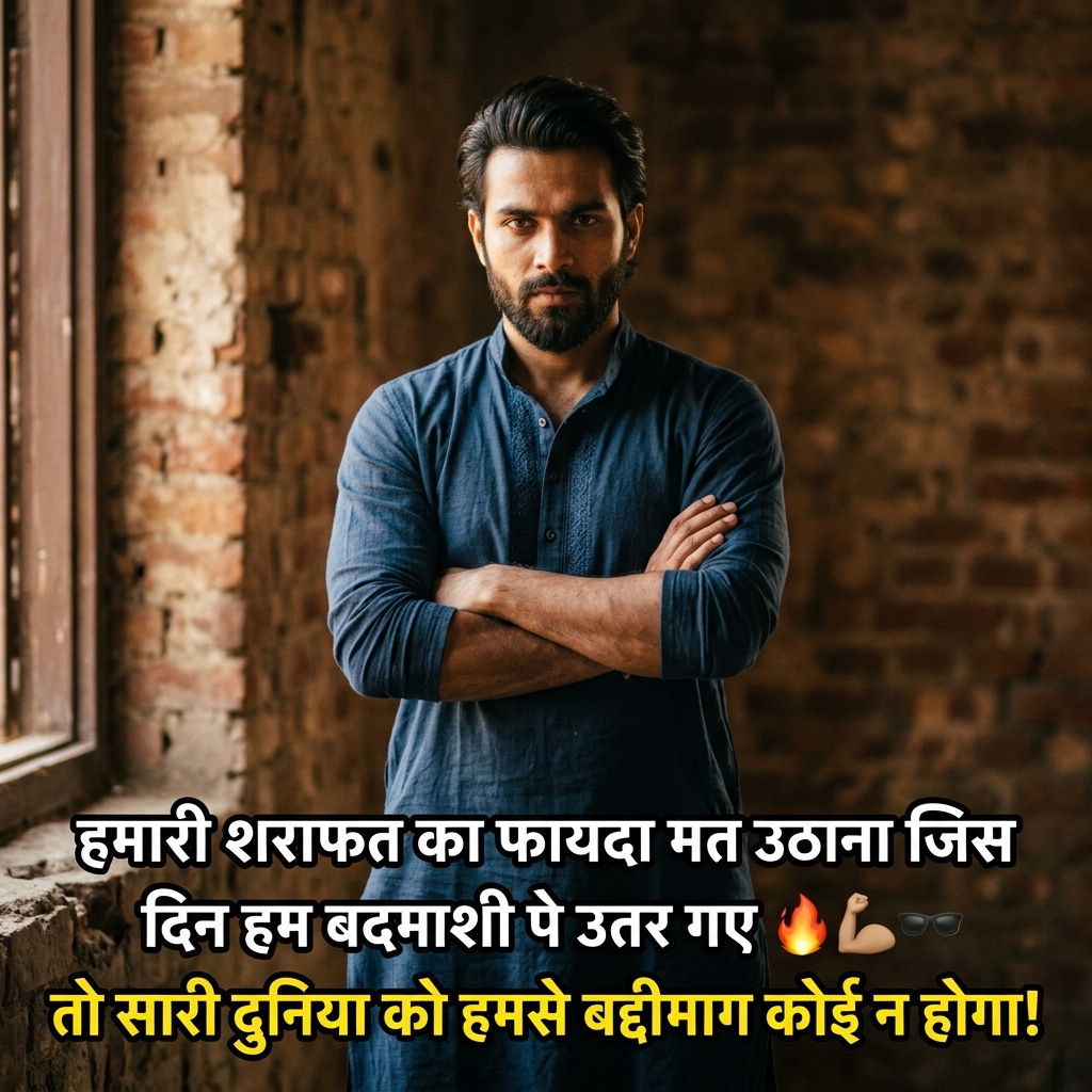 Attitude Shayari in Hindi