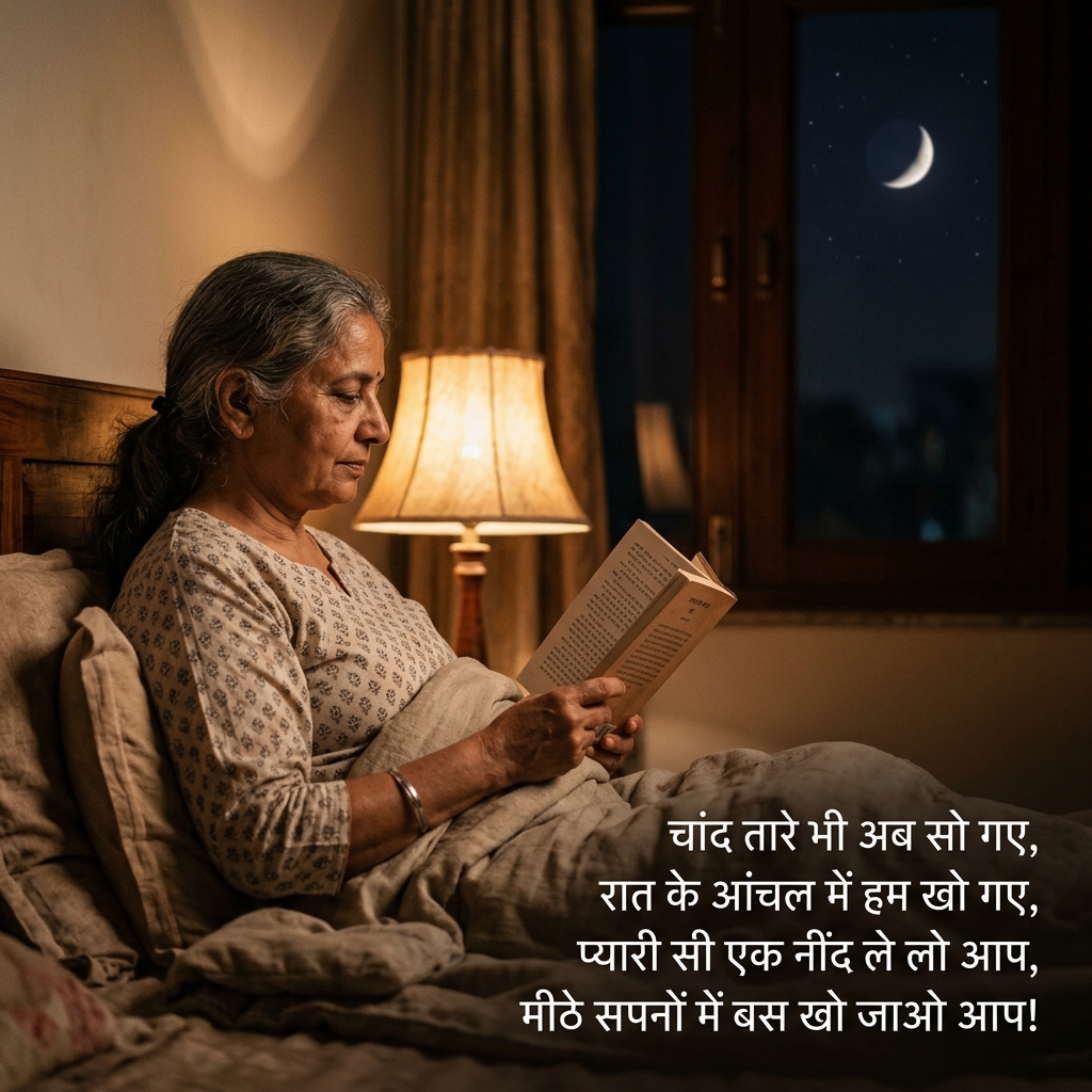Good Night Shayari in Hindi